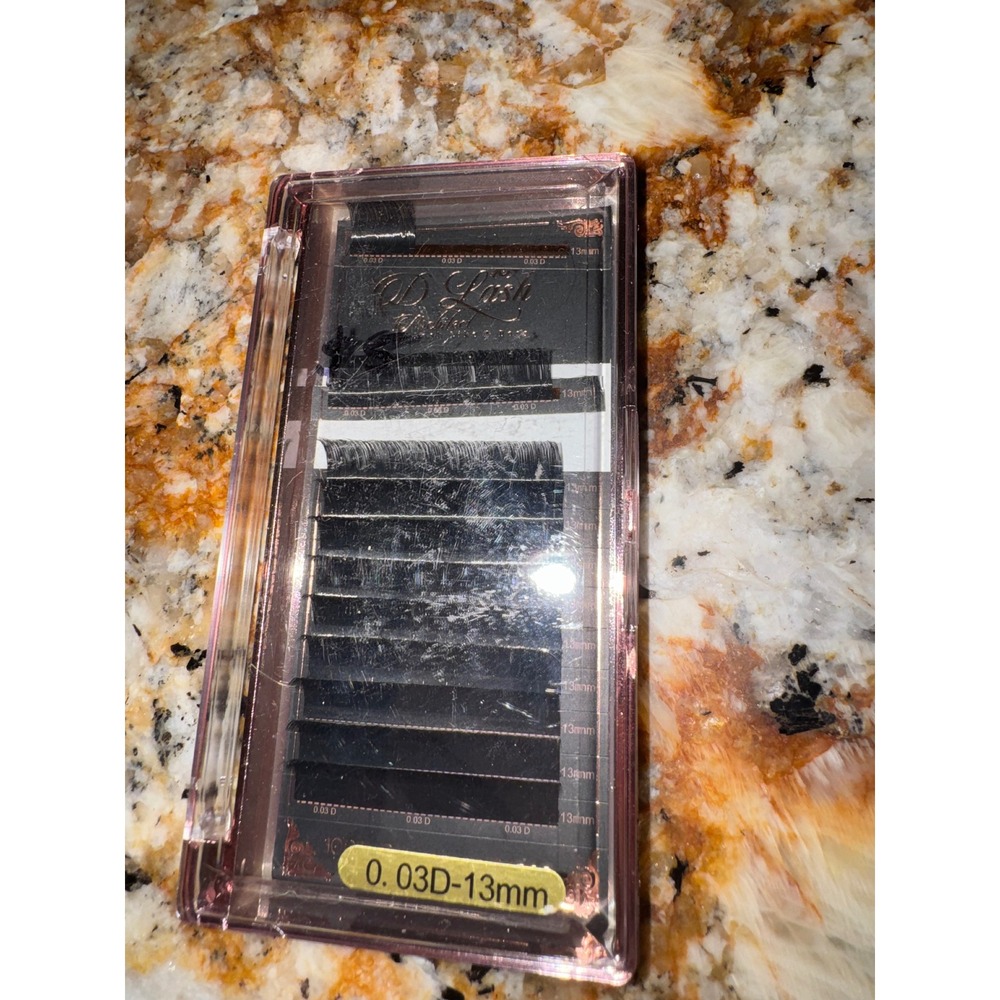 D Lash Architect 0.03D 13mm Volume Eyelash Extensions Tray Hand Made Black